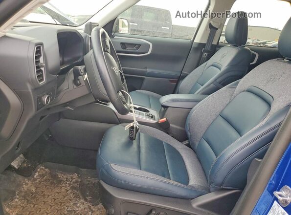 3FMCR9C67RRF57715 2024 FORD BRONCO Синий Вид салона спереди