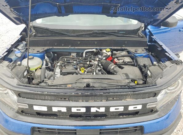 3FMCR9C67RRF57715 2024 FORD BRONCO Синий Вид подкапотного пространства