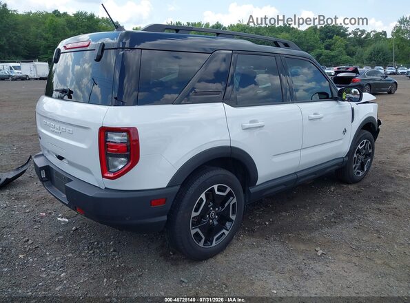 3FMCR9C67RRF66284 2024 FORD BRONCO SPORT White Tył prawy