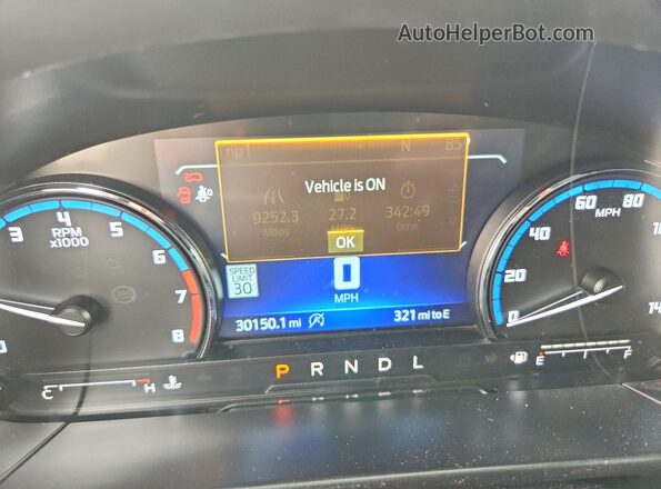 3FMCR9C68PRD59660 2023 FORD BRONCO Blue Instrument cluster view