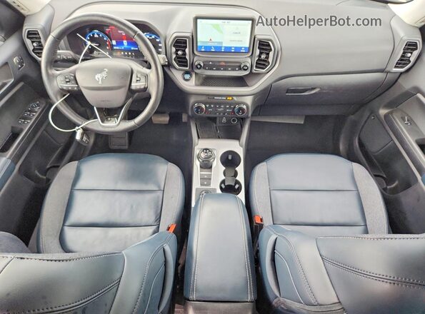 3FMCR9C68PRD59660 2023 FORD BRONCO Blue Dashboard view
