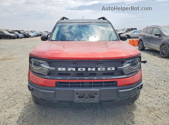 3FMCR9C69NRD88369 2022 FORD BRONCO Orange Widok z przodu