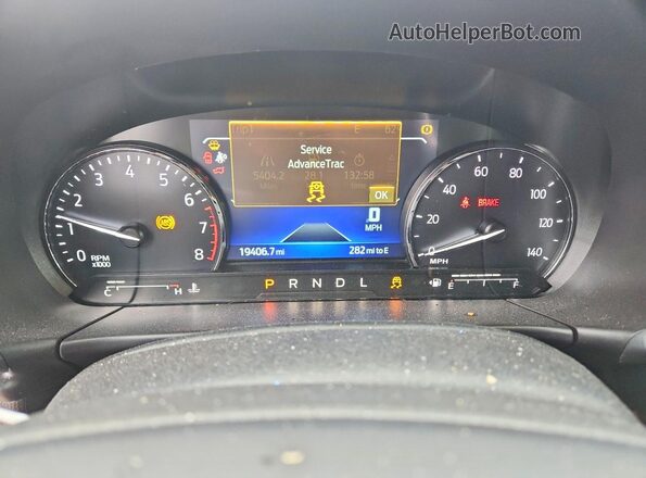 3FMCR9C69PRD29552 2023 FORD BRONCO Yellow Vista del cuadro de instrumentos