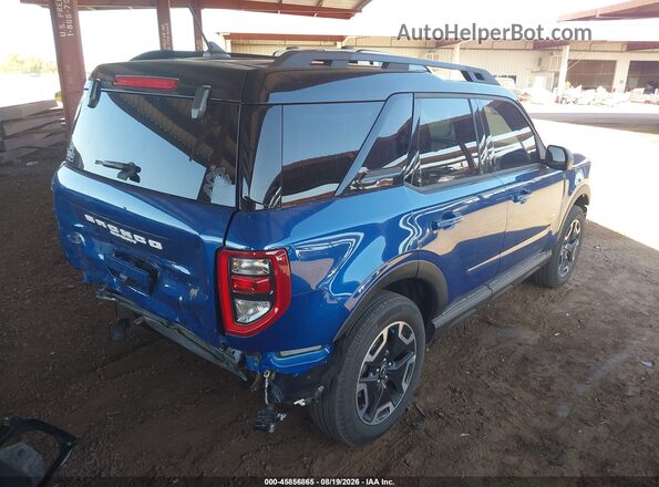 3FMCR9C69RRF07804 2024 FORD BRONCO SPORT Blue Задня права чверть