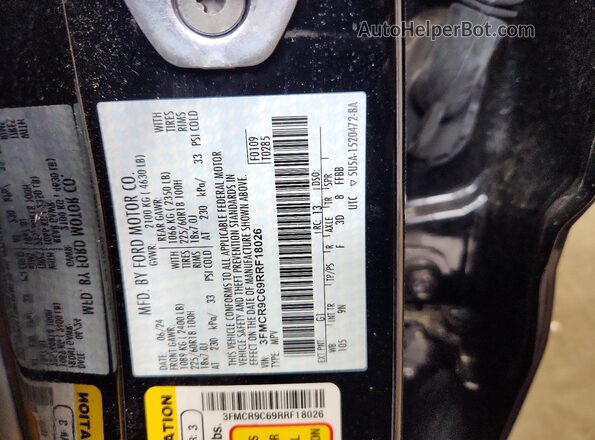 3FMCR9C69RRF18026 2024 FORD BRONCO Black Engine compartment view