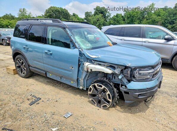 3FMCR9C6XMRB08084 2021 FORD BRONCO Blue Przód prawy