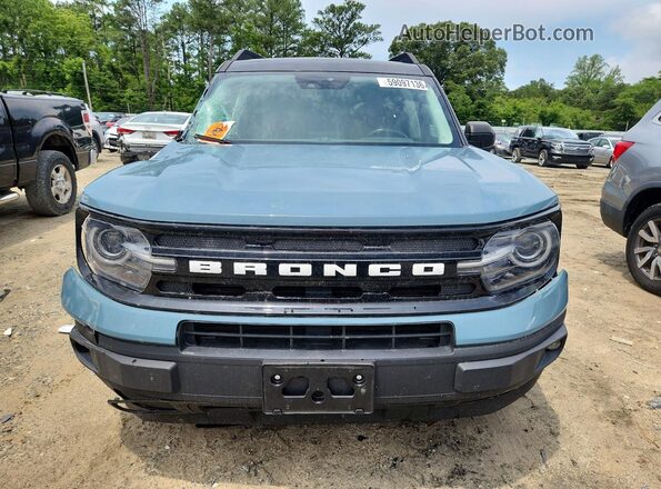 3FMCR9C6XMRB08084 2021 FORD BRONCO Blue Widok z przodu