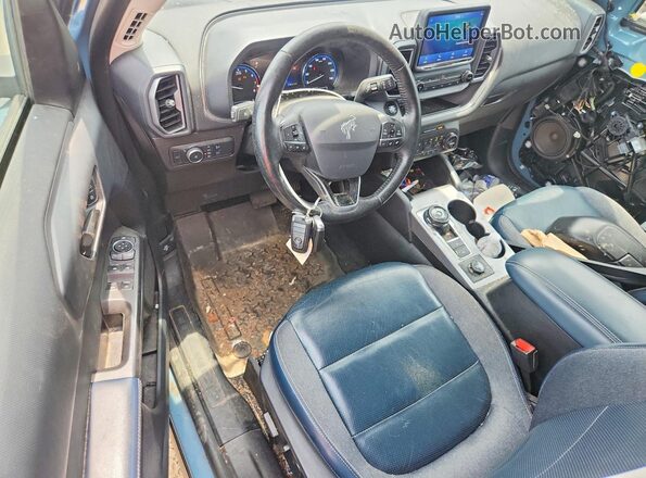 3FMCR9C6XMRB08084 2021 FORD BRONCO Blue Widok deski rozdzielczej