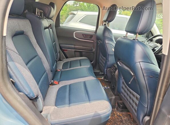 3FMCR9C6XMRB08084 2021 FORD BRONCO Blue Widok tylnych siedzeń