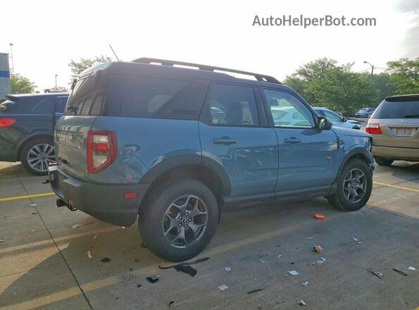 3FMCR9D94PRD00517 2023 FORD BRONCO Blue Trasero derecho