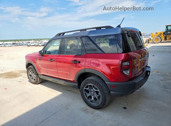 3FMCR9D9XMRA62779 2021 FORD BRONCO Красный Задняя левая четверть