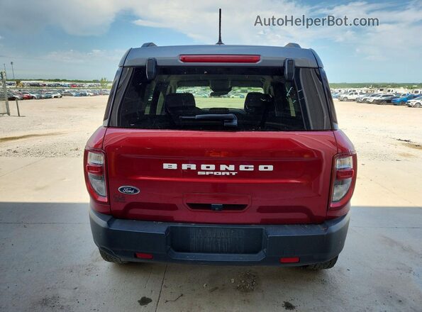 3FMCR9D9XMRA62779 2021 FORD BRONCO Красный Вид сзади