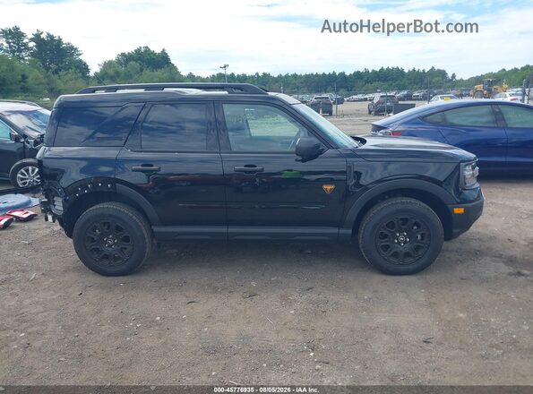 3FMCR9DA0SRE67203 2025 FORD BRONCO SPORT Black სალონის 360-გრადუსიანი ხედი