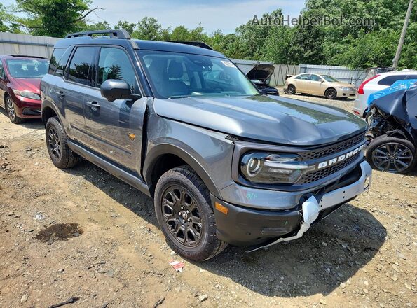 3FMCR9DA0SRE72353 2025 FORD BRONCO Gray Delantero derecho