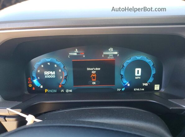 3FMCR9DA3SRF23604 2025 FORD BRONCO Tan Instrument cluster view