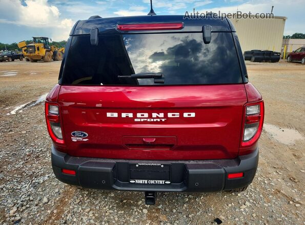 3FMCR9DA7SRF73678 2025 FORD BRONCO Red Вид ззаду