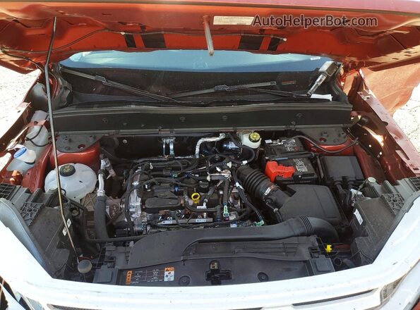 3FMCR9G66RRF59014 2024 FORD BRONCO Orange ძრავის განყოფილების ხედი