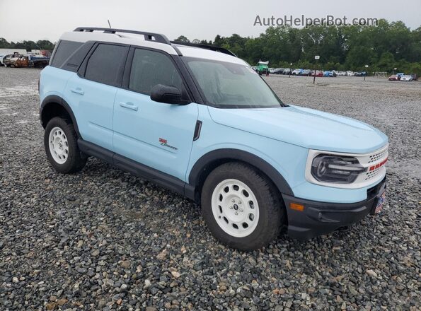 3FMCR9H97PRD76548 2023 FORD BRONCO Blue Передня права чверть