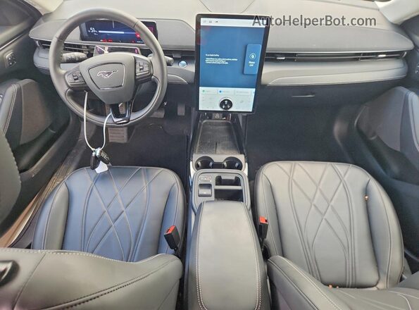 3FMTK1R45SMA04821 2025 FORD MUSTANG White Widok deski rozdzielczej