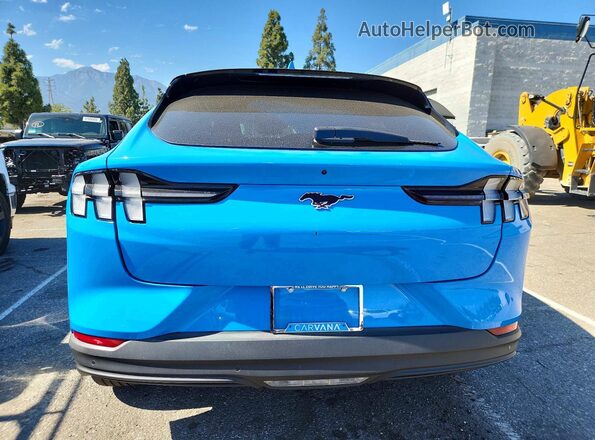 3FMTK1SSXNMA17710 2022 FORD MUSTANG Blue Вид ззаду