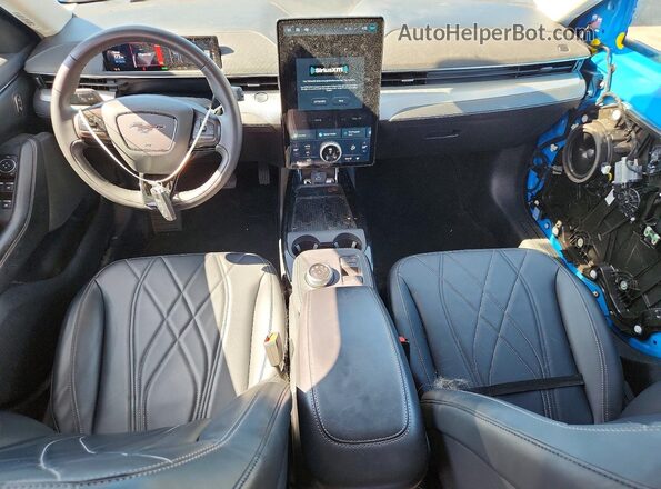 3FMTK1SSXNMA17710 2022 FORD MUSTANG Blue Вид панелі приладів