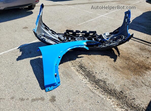 3FMTK1SSXNMA17710 2022 FORD MUSTANG Blue Вид підкапотного простору