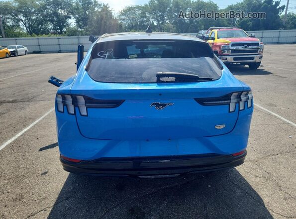 3FMTK2R75NMA20019 2022 FORD MUSTANG Blue Rear view