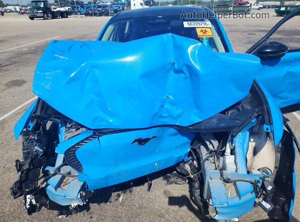 3FMTK2R75NMA20019 2022 FORD MUSTANG Blue Engine compartment view