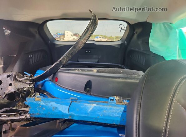 3FMTK2R75NMA20019 2022 FORD MUSTANG Blue Rear seats view