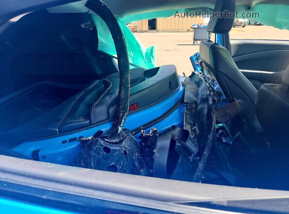 3FMTK2R75NMA20019 2022 FORD MUSTANG Blue Rear interior view