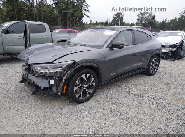 3FMTK3R71MMA08924 2021 FORD MUSTANG MACH-E Gray Przód lewy