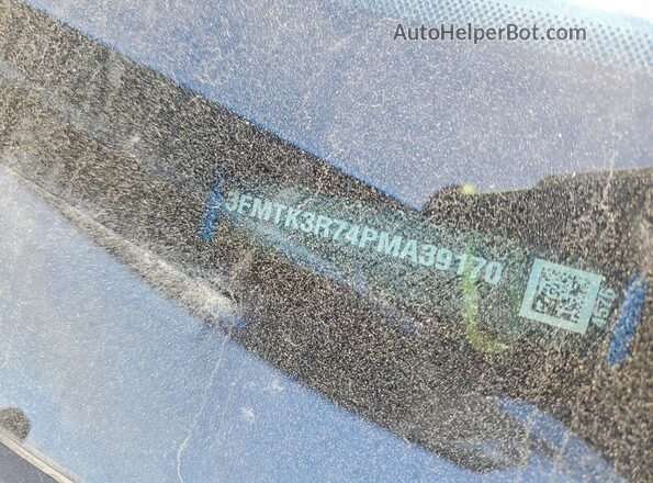 3FMTK3R74PMA39170 2023 FORD MUSTANG Blue Вид наклейки з VIN-кодом