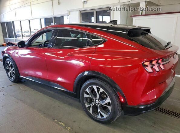 3FMTK3R75MMA03385 2021 FORD MUSTANG Red Rear left