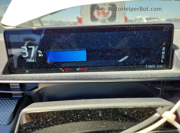 3FMTK3SS1MMA35779 2021 FORD MUSTANG White Instrument cluster view