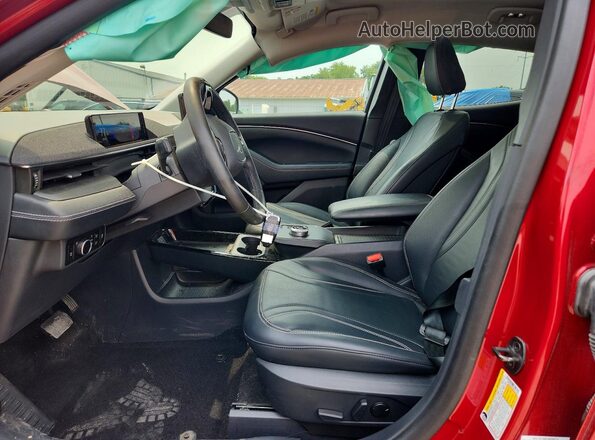 3FMTK3SS7PMA13306 2023 FORD MUSTANG Red Vista interior delantera
