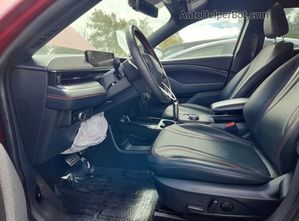 3FMTK3SU0MMA06596 2021 FORD MUSTANG Red Widok wnętrza z przodu