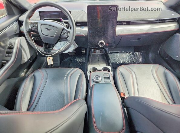 3FMTK3SU0MMA06596 2021 FORD MUSTANG Red Widok deski rozdzielczej