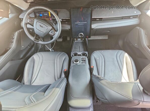 3FMTK3SU2MMA26087 2021 FORD MUSTANG White Widok deski rozdzielczej