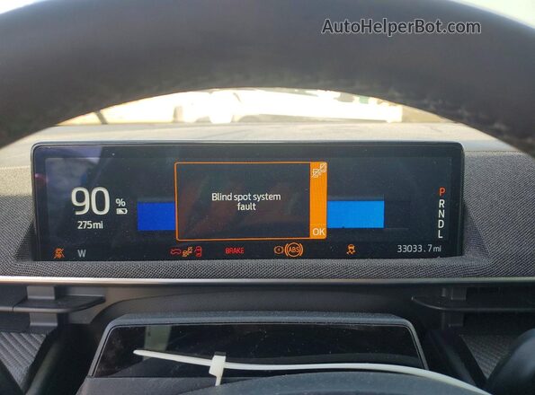 3FMTK3SU3PMA90997 2023 FORD MUSTANG Blue Вид щитка приладів