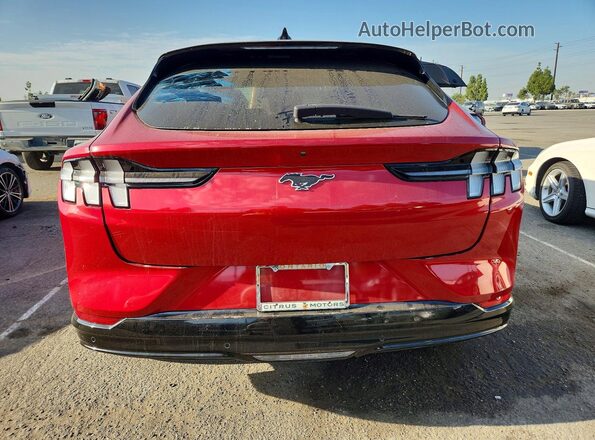 3FMTK3SU5MMA07453 2021 FORD MUSTANG Red Вид ззаду