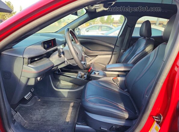 3FMTK3SU5MMA07453 2021 FORD MUSTANG Red Вид салону спереду