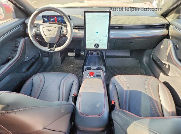 3FMTK3SU5MMA07453 2021 FORD MUSTANG Red Вид панелі приладів