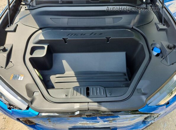 3FMTK3SU6SMA52706 2025 FORD MUSTANG Blue Vista del compartimento del motor