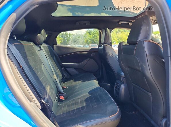 3FMTK4SE1NMA15100 2022 FORD MUSTANG Blue Вид задньої частини салону