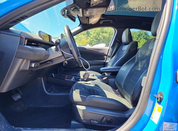 3FMTK4SE1NMA15100 2022 FORD MUSTANG Blue Вид салону спереду