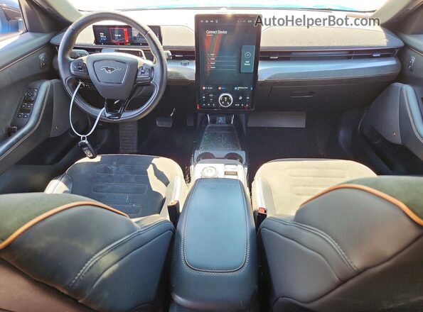 3FMTK4SE1NMA15100 2022 FORD MUSTANG Blue Вид панелі приладів