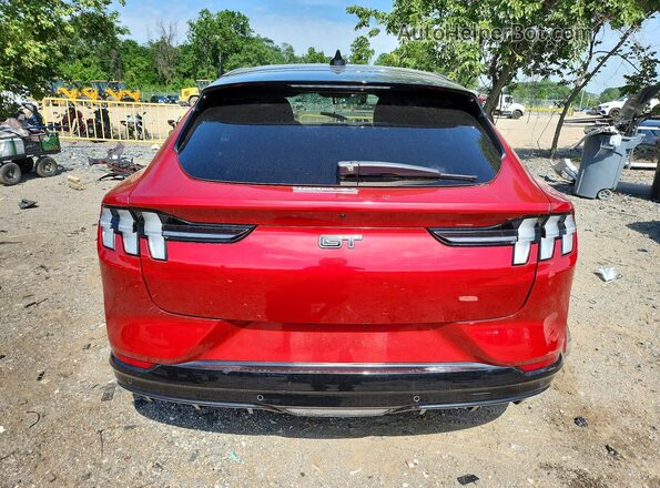 3FMTK4SE6NMA26559 2022 FORD MUSTANG Red Вид ззаду