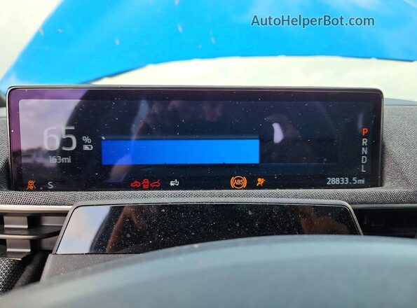 3FMTK4SX0NMA19477 2022 FORD MUSTANG Blue ხელსაწყოთა პანელის ხედი