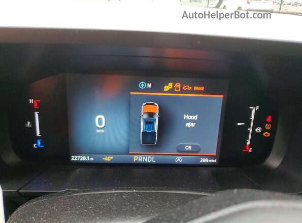 3FTTW8BA7SRA94672 2025 FORD MAVERICK Gray Instrument cluster view