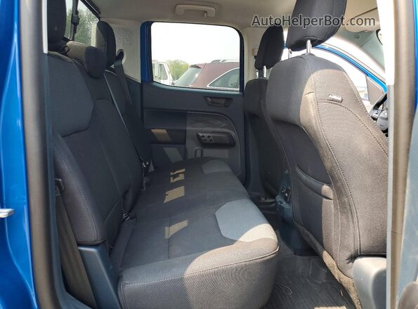 3FTTW8E30NRA08975 2022 FORD MAVERICK Blue Rear seats view